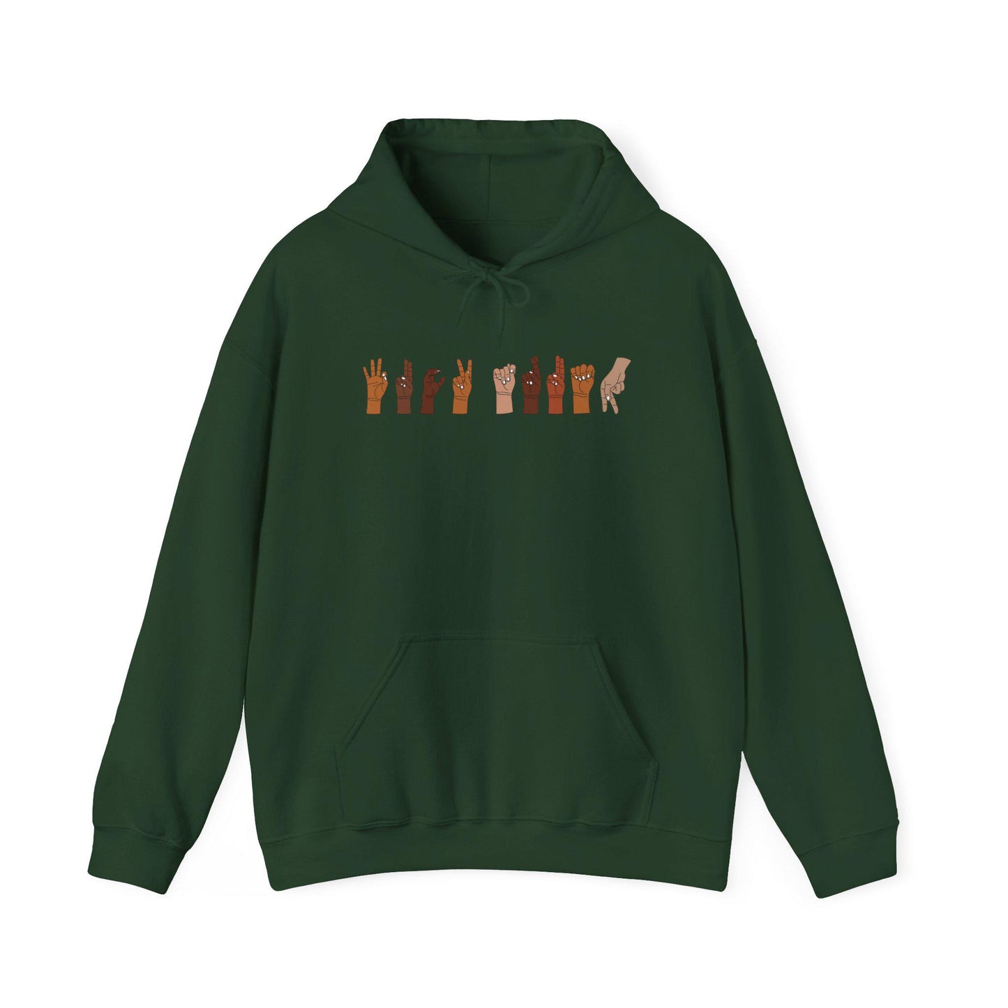 Diversity Hands Hoodie, F*ck Trump - Unisex Sweatshirt, Protest Statement, Political Activist Gift, Social Justice Clothing, Anti-Trump