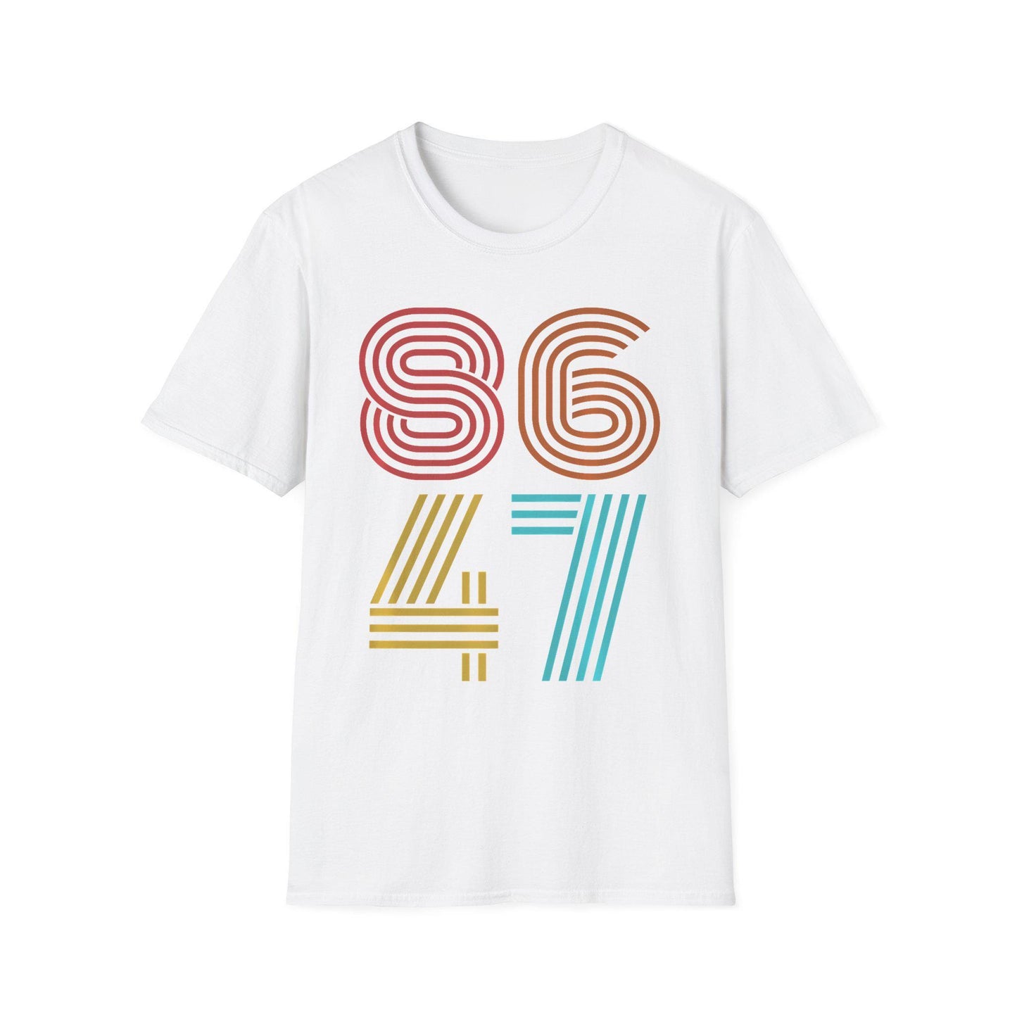 Political Statement Tee, 8647 Anti-Trump Unisex Softstyle T-Shirt, Resist Shirt, Protest Apparel, Liberal Activist Clothing
