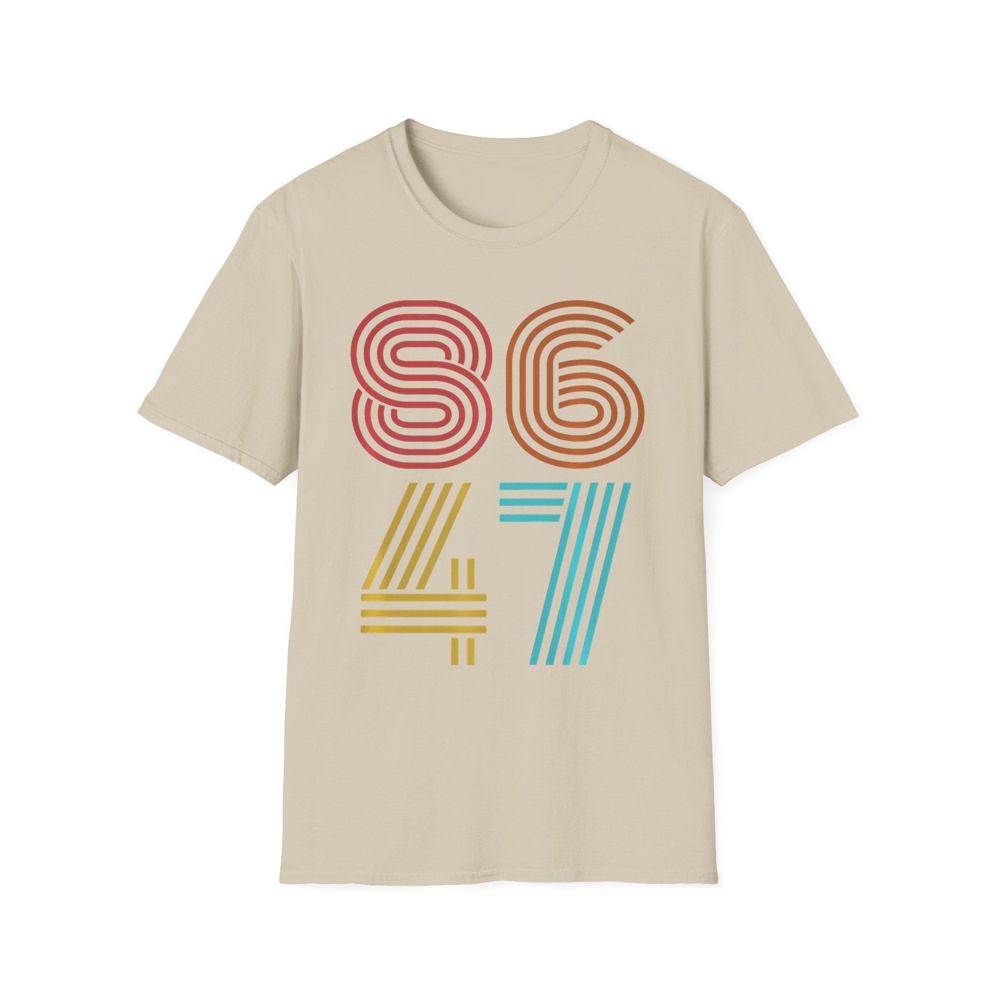 Political Statement Tee, 8647 Anti-Trump Unisex Softstyle T-Shirt, Resist Shirt, Protest Apparel, Liberal Activist Clothing