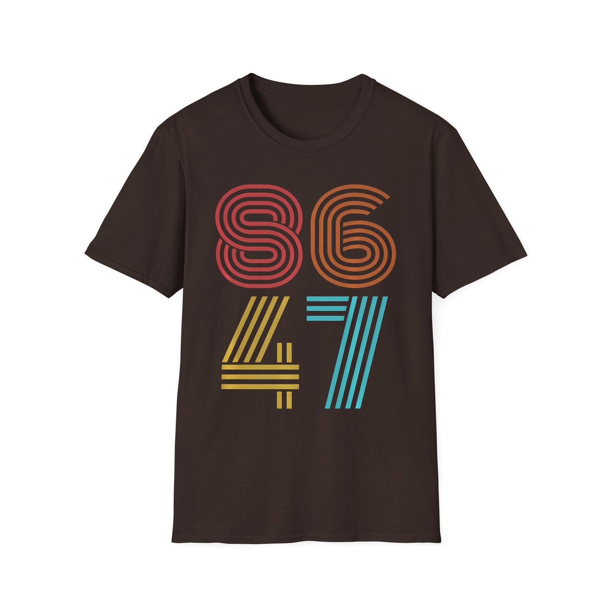 Political Statement Tee, 8647 Anti-Trump Unisex Softstyle T-Shirt, Resist Shirt, Protest Apparel, Liberal Activist Clothing