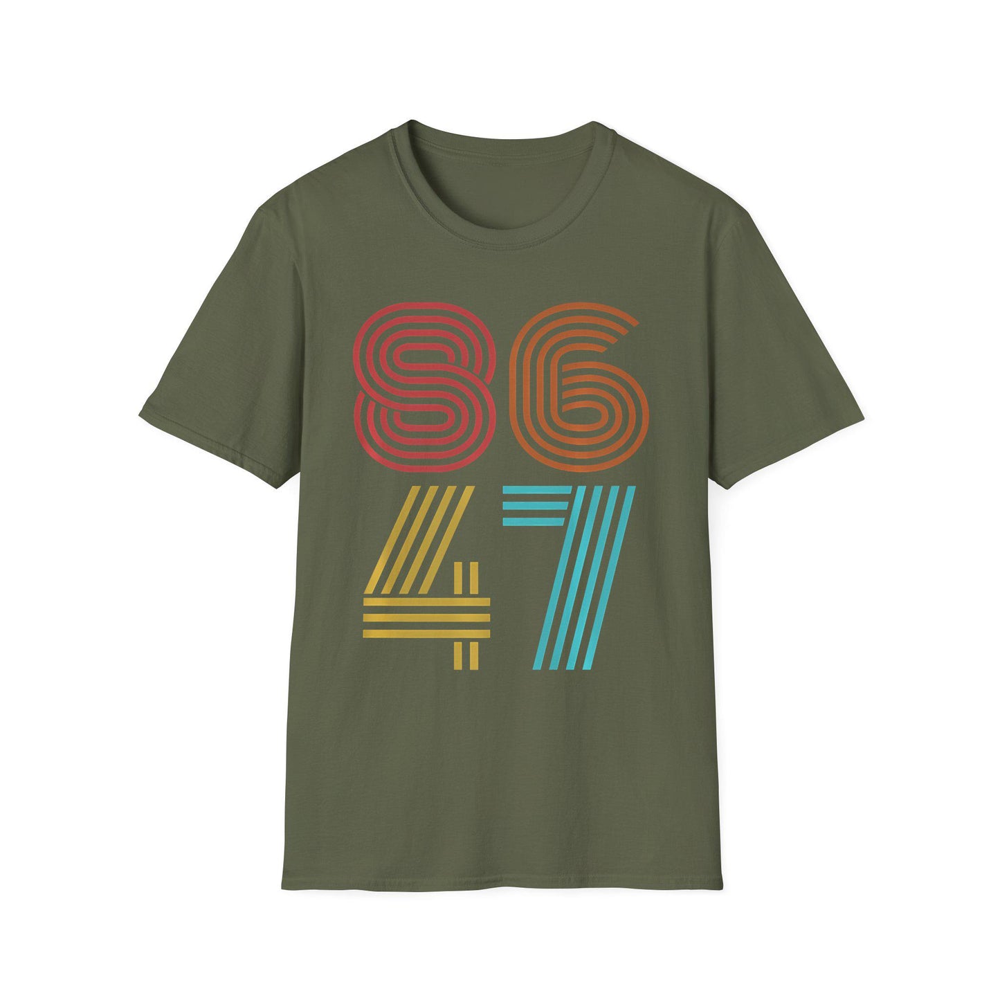 Political Statement Tee, 8647 Anti-Trump Unisex Softstyle T-Shirt, Resist Shirt, Protest Apparel, Liberal Activist Clothing