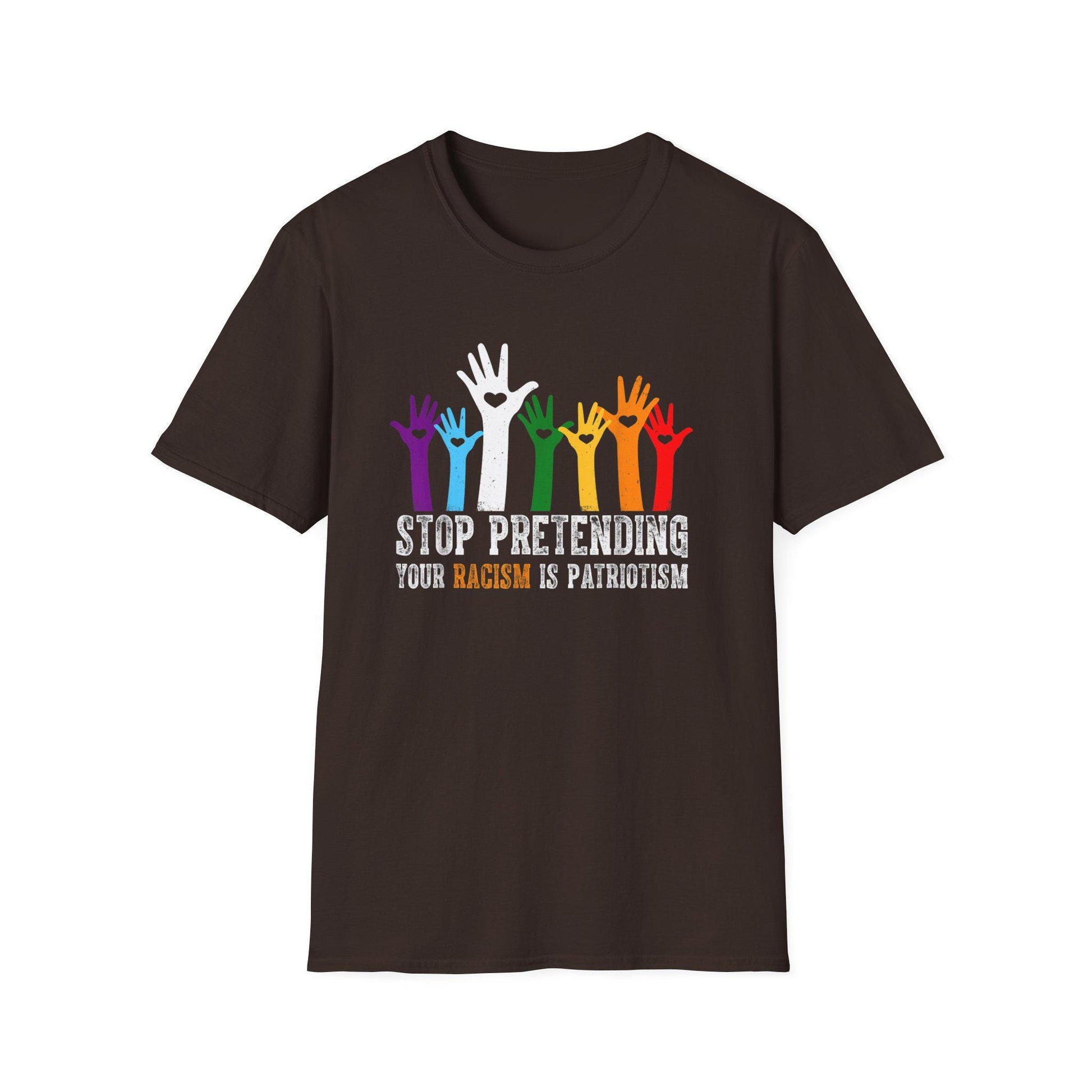 Stop Pretending Unisex Softstyle T-Shirt, Pride Awareness Tee, Activism Shirt, LGBTQ+ Support, Social Justice Apparel