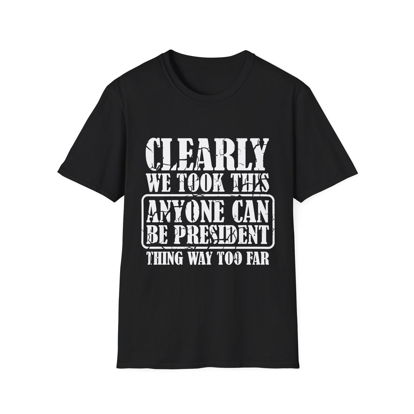 Political Statement Unisex Softstyle T-Shirt, Protest Tee, Activist Shirt, Resistance Apparel, Political Graphic Tee, Social Justice
