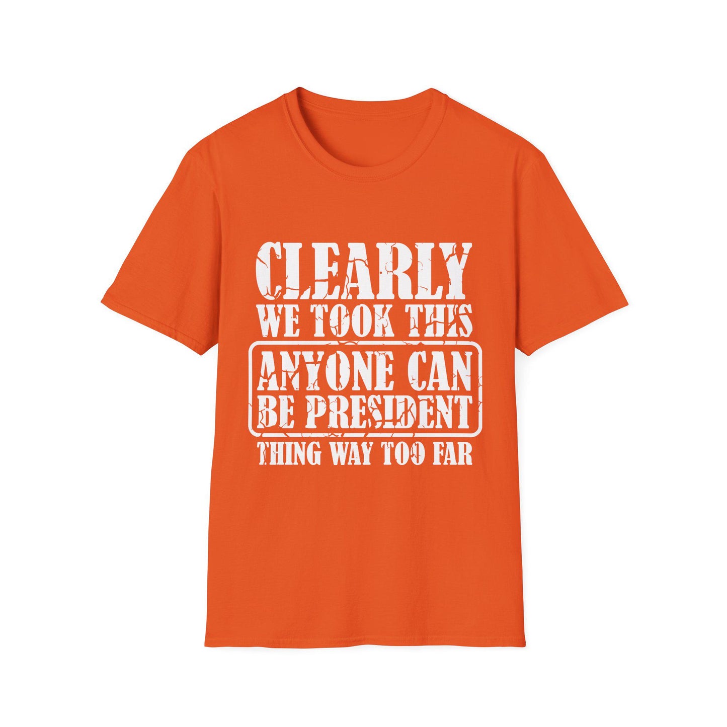 Political Statement Unisex Softstyle T-Shirt, Protest Tee, Activist Shirt, Resistance Apparel, Political Graphic Tee, Social Justice