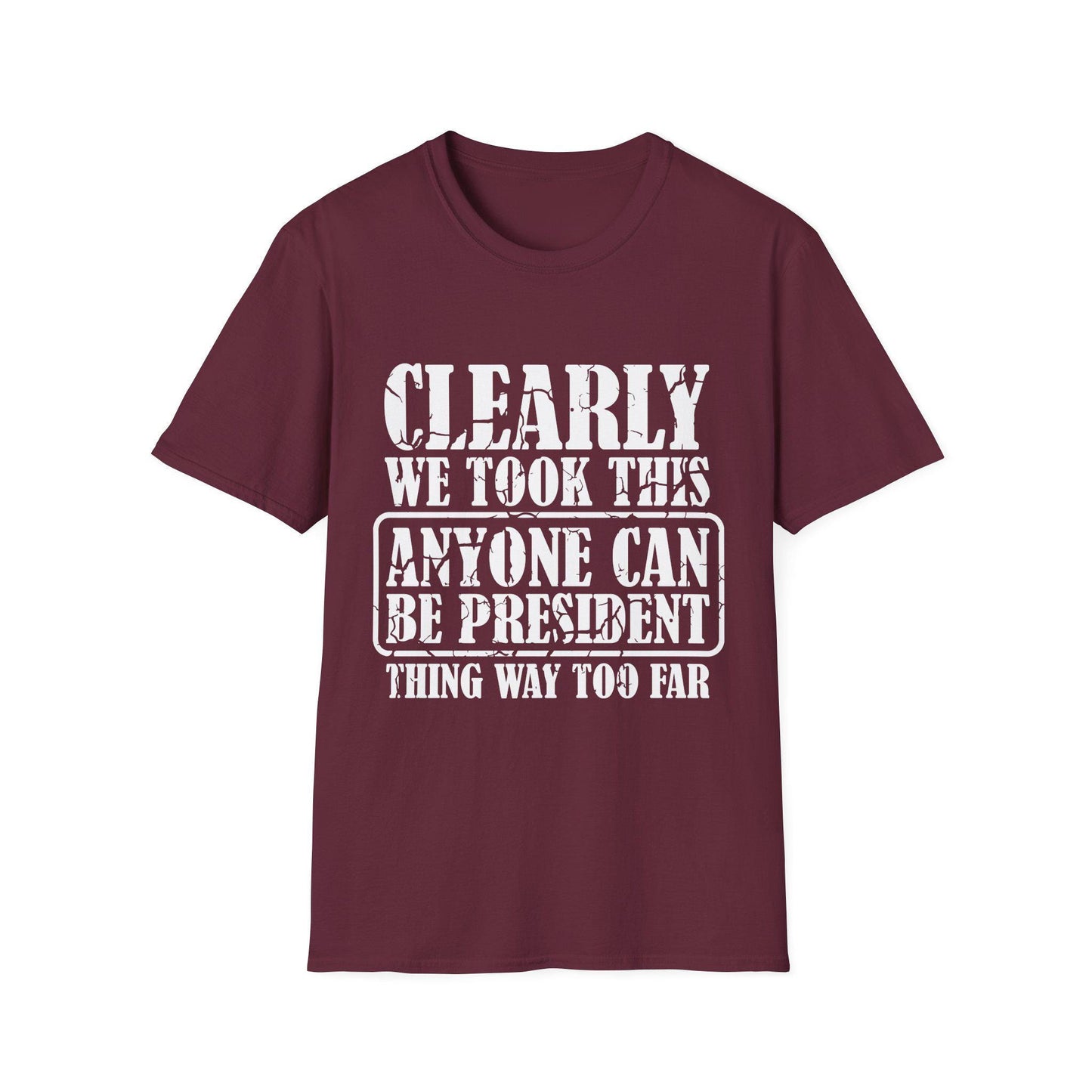 Political Statement Unisex Softstyle T-Shirt, Protest Tee, Activist Shirt, Resistance Apparel, Political Graphic Tee, Social Justice