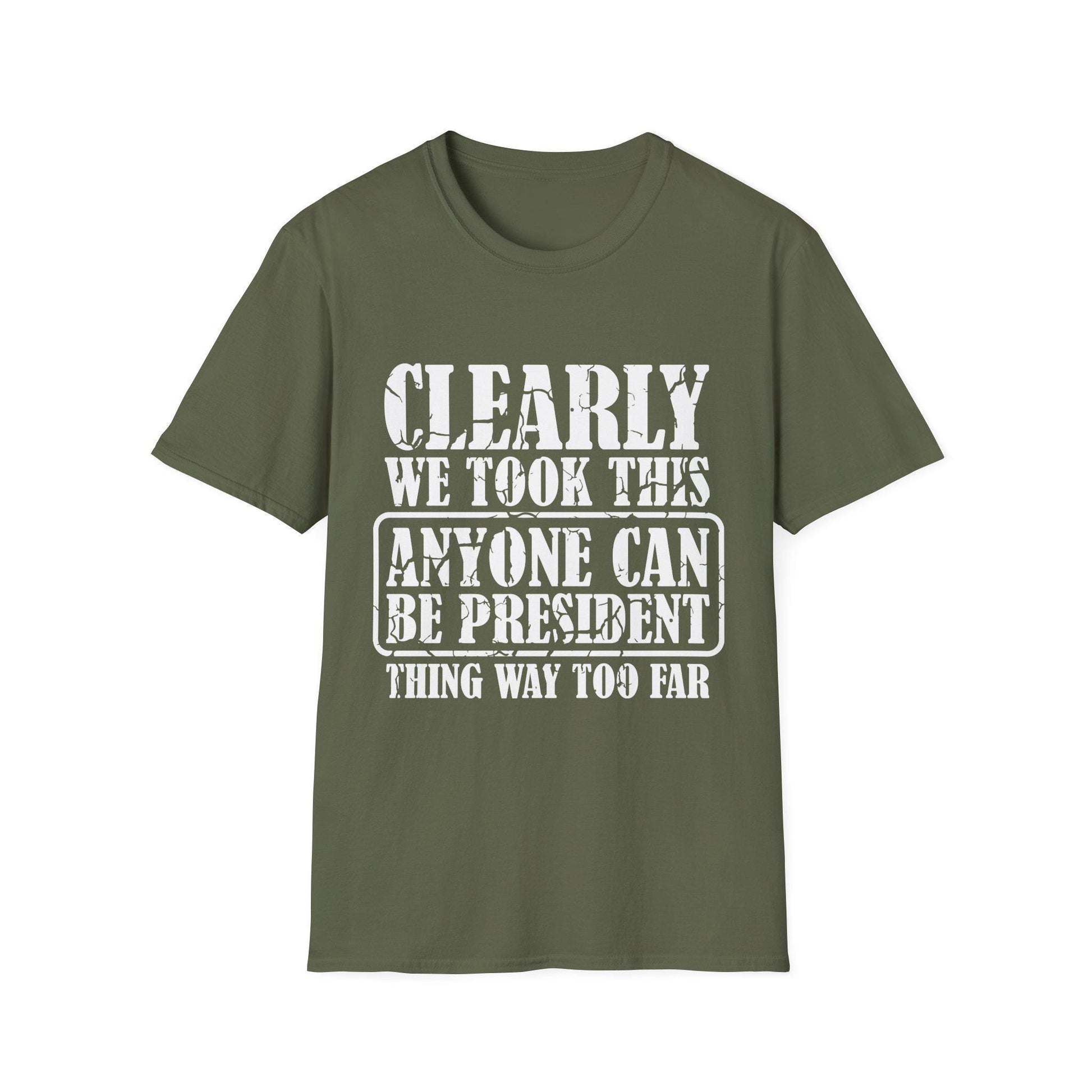 Political Statement Unisex Softstyle T-Shirt, Protest Tee, Activist Shirt, Resistance Apparel, Political Graphic Tee, Social Justice