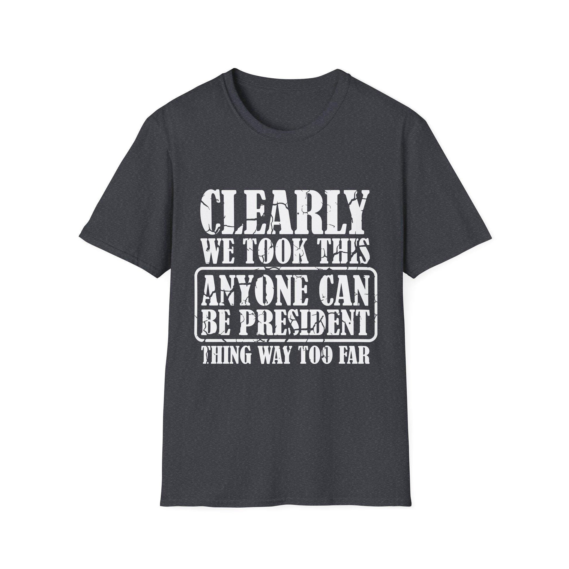 Political Statement Unisex Softstyle T-Shirt, Protest Tee, Activist Shirt, Resistance Apparel, Political Graphic Tee, Social Justice