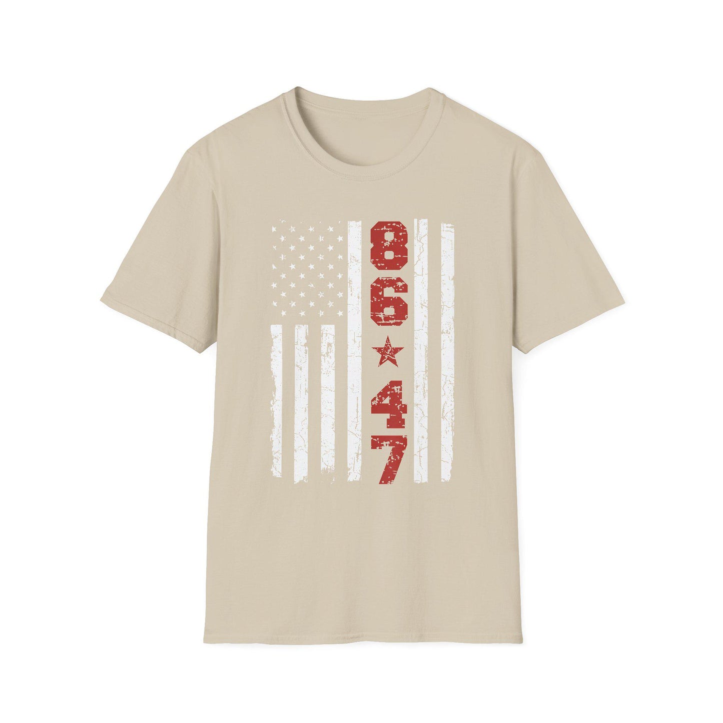Unisex Softstyle T-Shirt 8647 Anti Trump Protest Tee, Political Statement Shirt, Activist Clothing, Resist Movement Top, Liberal Protest
