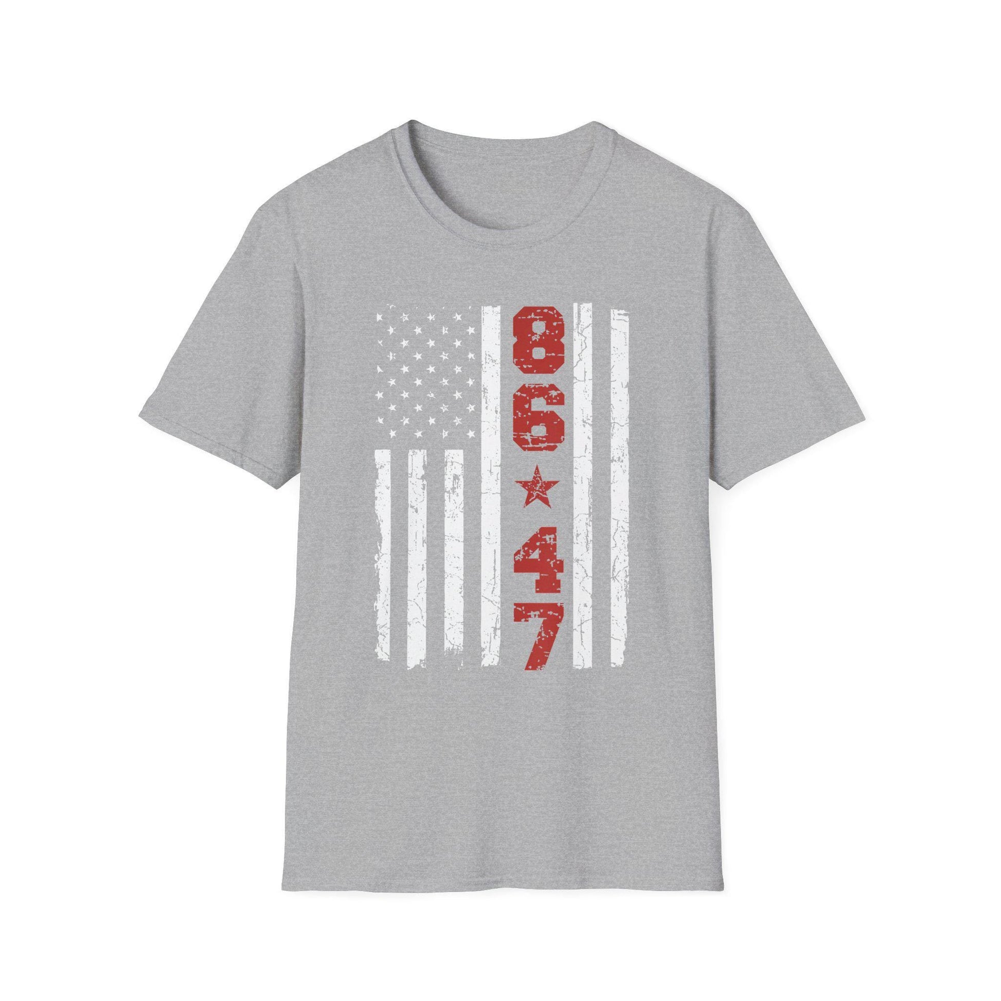 Unisex Softstyle T-Shirt 8647 Anti Trump Protest Tee, Political Statement Shirt, Activist Clothing, Resist Movement Top, Liberal Protest