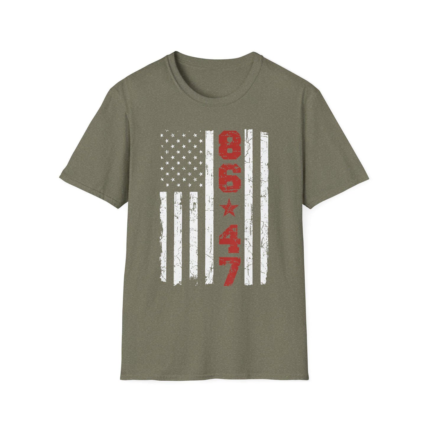 Unisex Softstyle T-Shirt 8647 Anti Trump Protest Tee, Political Statement Shirt, Activist Clothing, Resist Movement Top, Liberal Protest