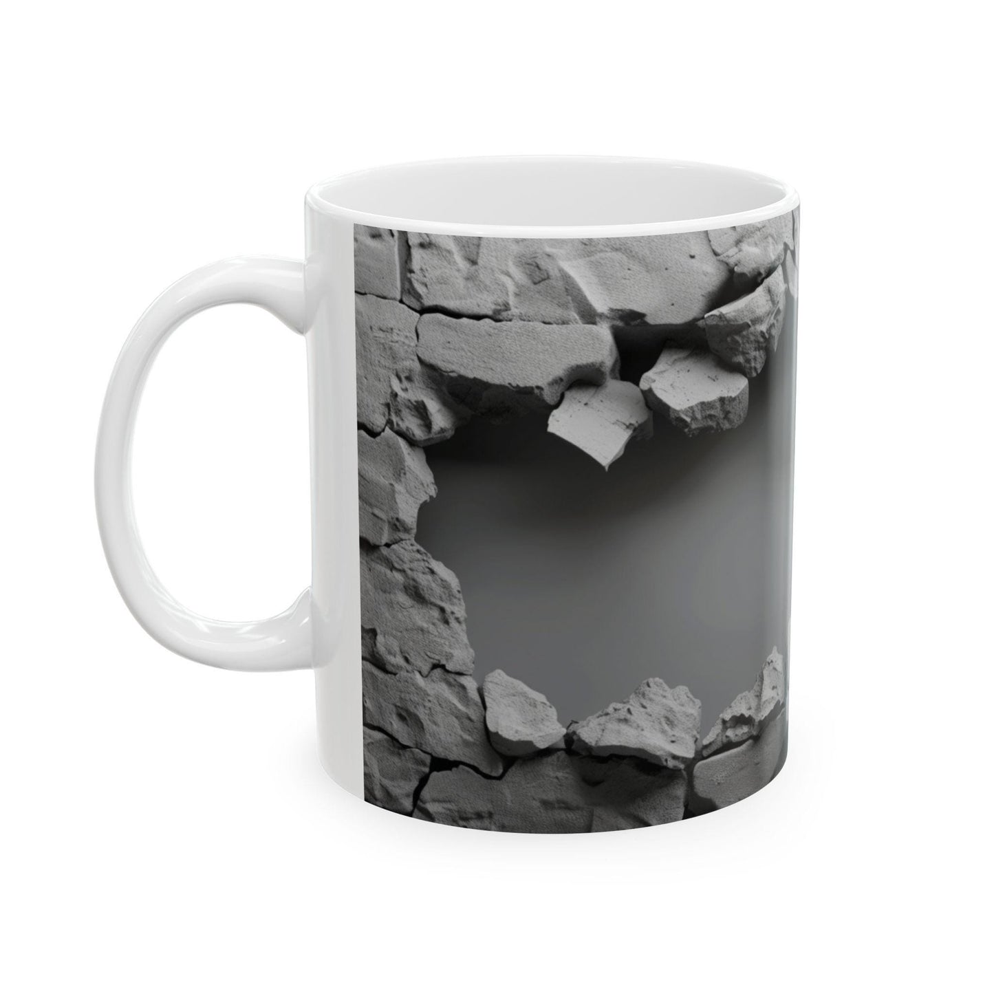 Charming Breakthrough Ceramic Mug - Perfect for Coffee Lovers, Inspirational Gift, Home Office Decor, Birthday, and Relaxation