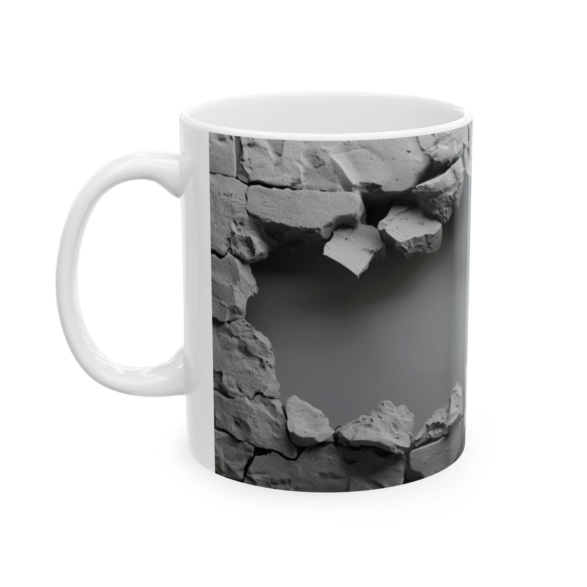 Charming Breakthrough Ceramic Mug - Perfect for Coffee Lovers, Inspirational Gift, Home Office Decor, Birthday, and Relaxation