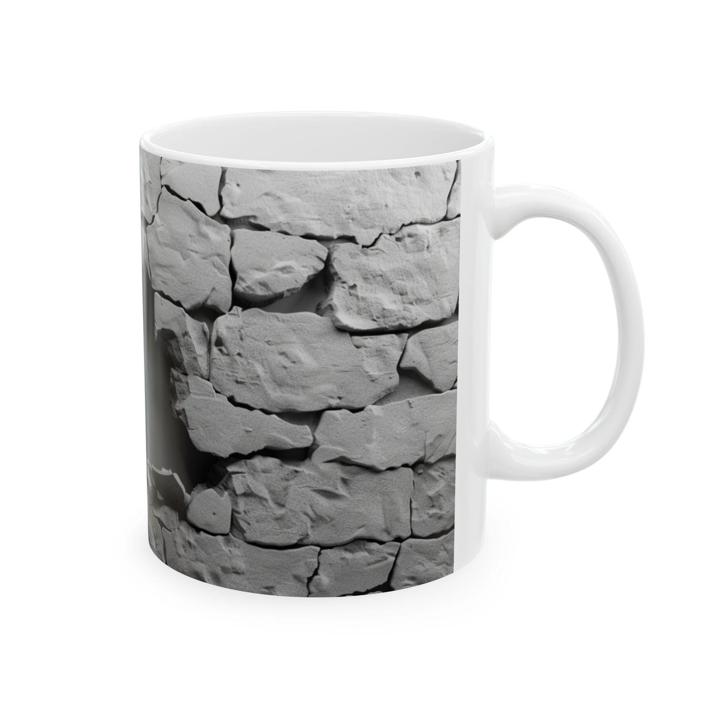 Charming Breakthrough Ceramic Mug - Perfect for Coffee Lovers, Inspirational Gift, Home Office Decor, Birthday, and Relaxation