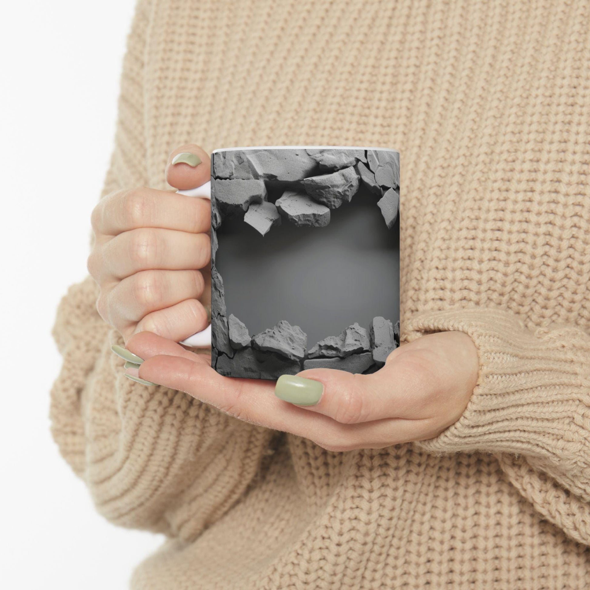 Charming Breakthrough Ceramic Mug - Perfect for Coffee Lovers, Inspirational Gift, Home Office Decor, Birthday, and Relaxation