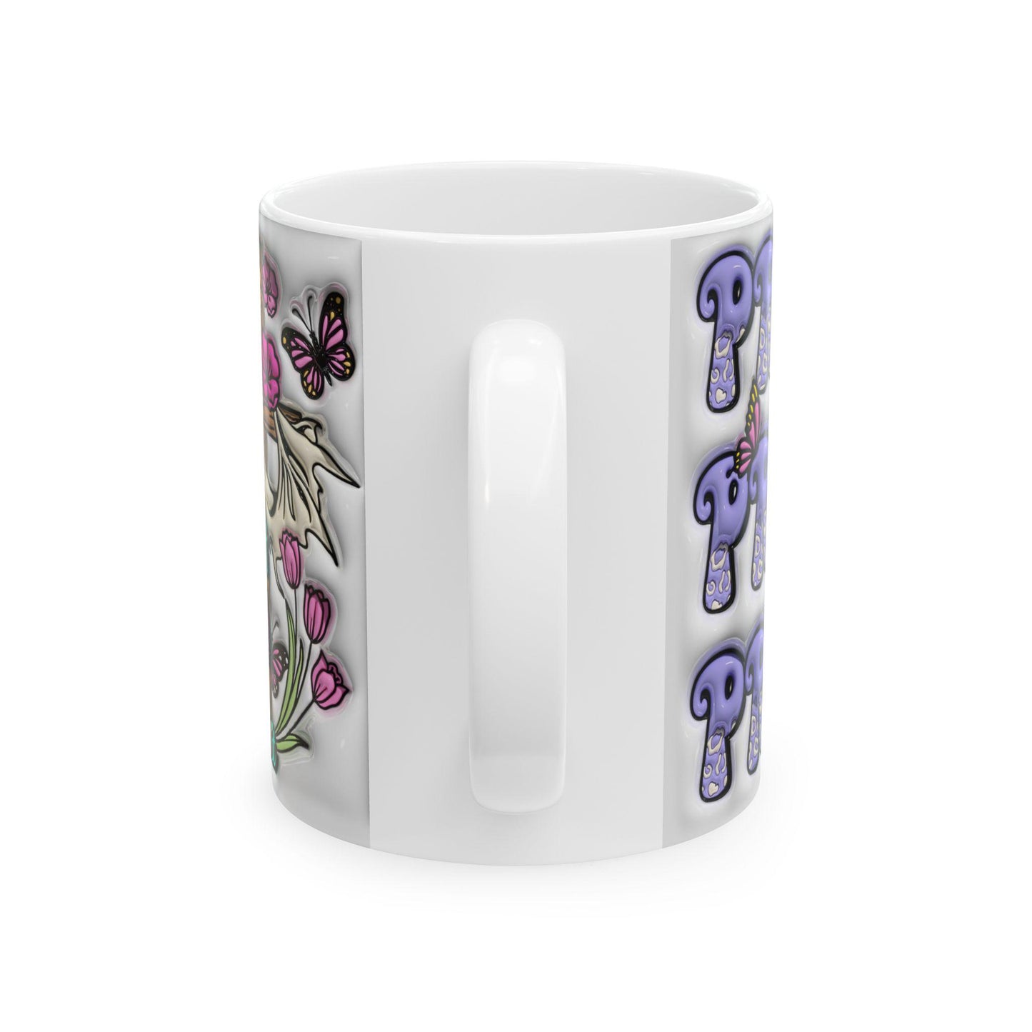 Inspirational Ceramic Mug - "Pray Over It" - Motivational Coffee Cup, Gift for Friends, Encouragement Mug, Home Decor, Faith-based Beverage