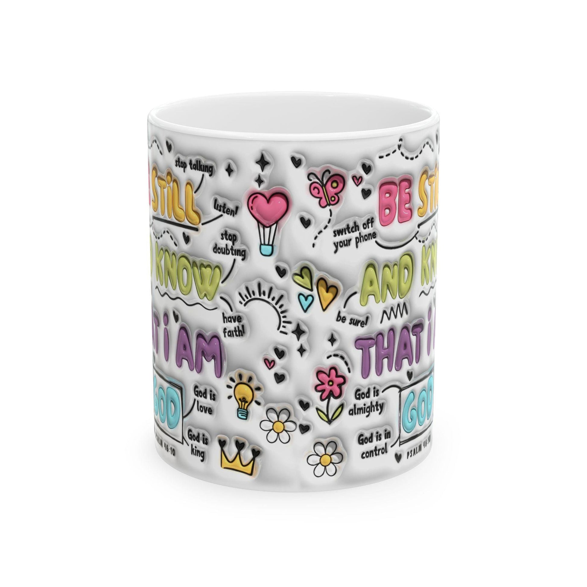 Inspirational Ceramic Mug - Motivational Gift for Friends, Teachers, Self-Care, Coffee Lovers, Home Decor, Unique Gift Idea