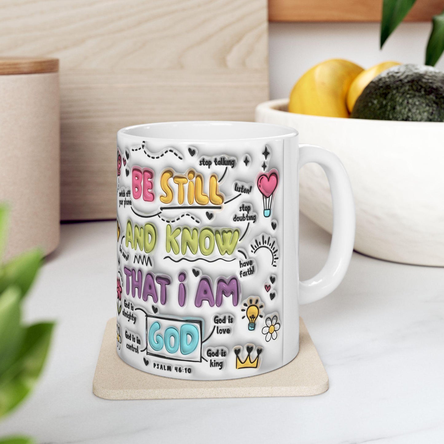 Inspirational Ceramic Mug - Motivational Gift for Friends, Teachers, Self-Care, Coffee Lovers, Home Decor, Unique Gift Idea