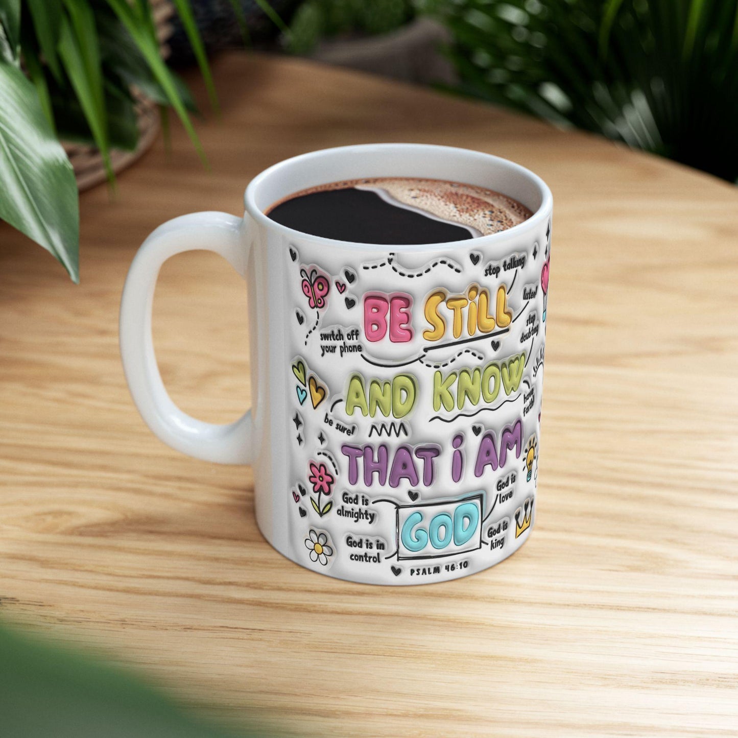 Inspirational Ceramic Mug - Motivational Gift for Friends, Teachers, Self-Care, Coffee Lovers, Home Decor, Unique Gift Idea