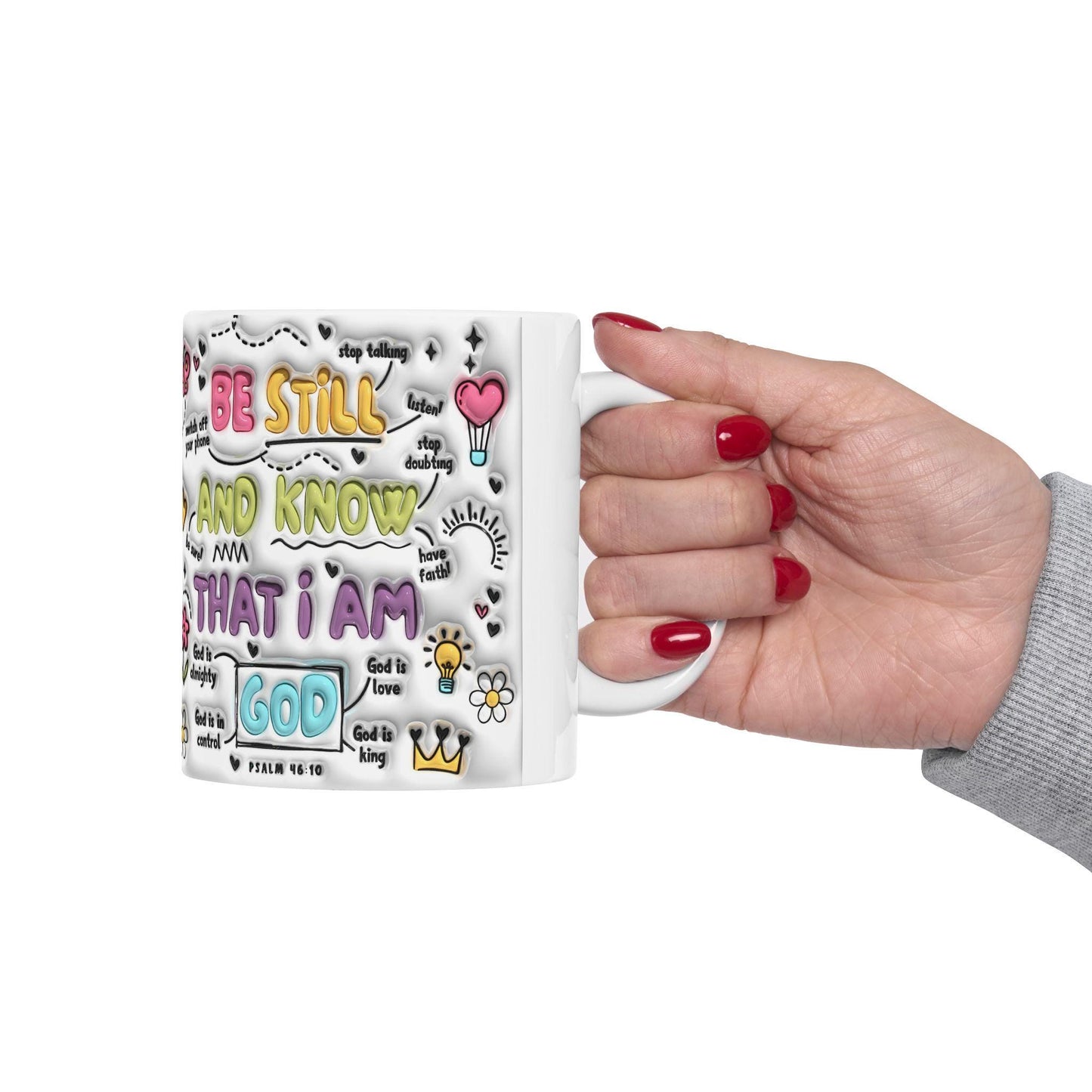 Inspirational Ceramic Mug - Motivational Gift for Friends, Teachers, Self-Care, Coffee Lovers, Home Decor, Unique Gift Idea