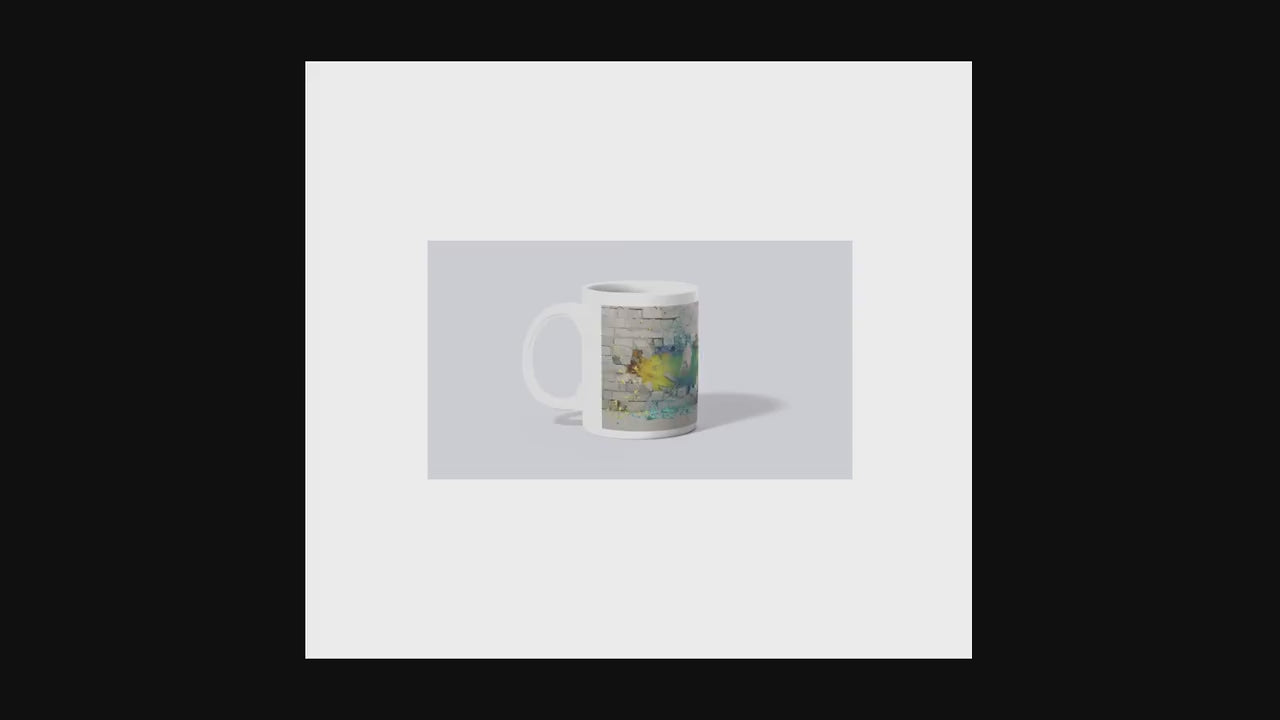 Colorful Breakthrough Ceramic Mug | Unique Art Mug for Home, Office, Gift Ideas, Vibrant Coffee Cup, Wall Art Inspired | 11oz & 15oz