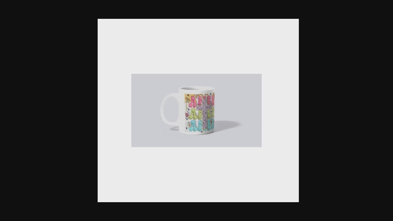 Whimsical Ceramic Mug - Perfect Gift for Friends, Vibrant Floral Design, Coffee Lovers, Tea Enthusiasts, Colorful Drinkware